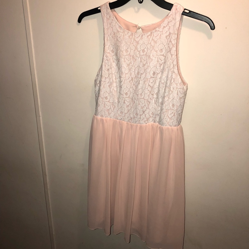 Emerald Sundae Peach colored dress
